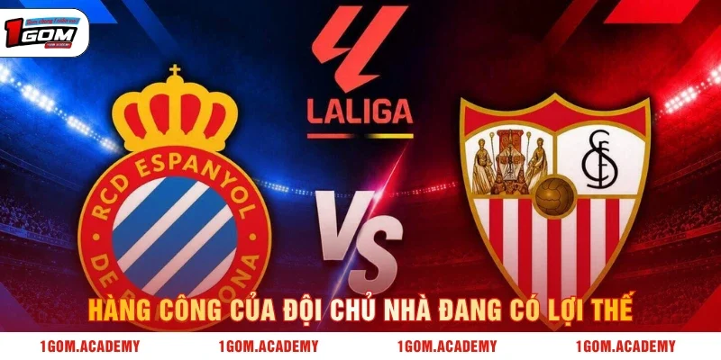 Hàng công của đội chủ nhà đang có lợi thế